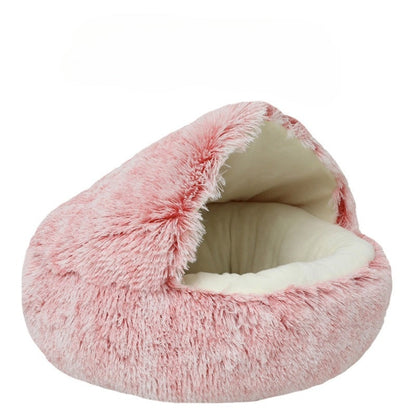 Ronde Kattenkussen 2-in-1 mand & slaapzak