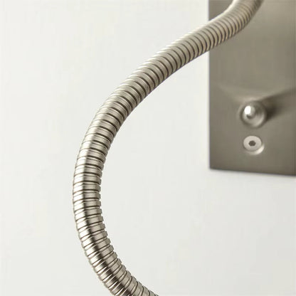 Flexibele wandleeslamp met zwanenhalsarm
