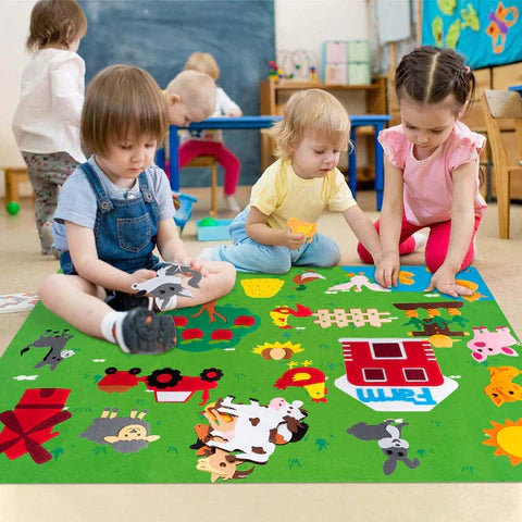 VelvetiKIDS interactief peuter viltbord