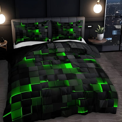 Neon 3D Raster moderne dekbedovertrekset