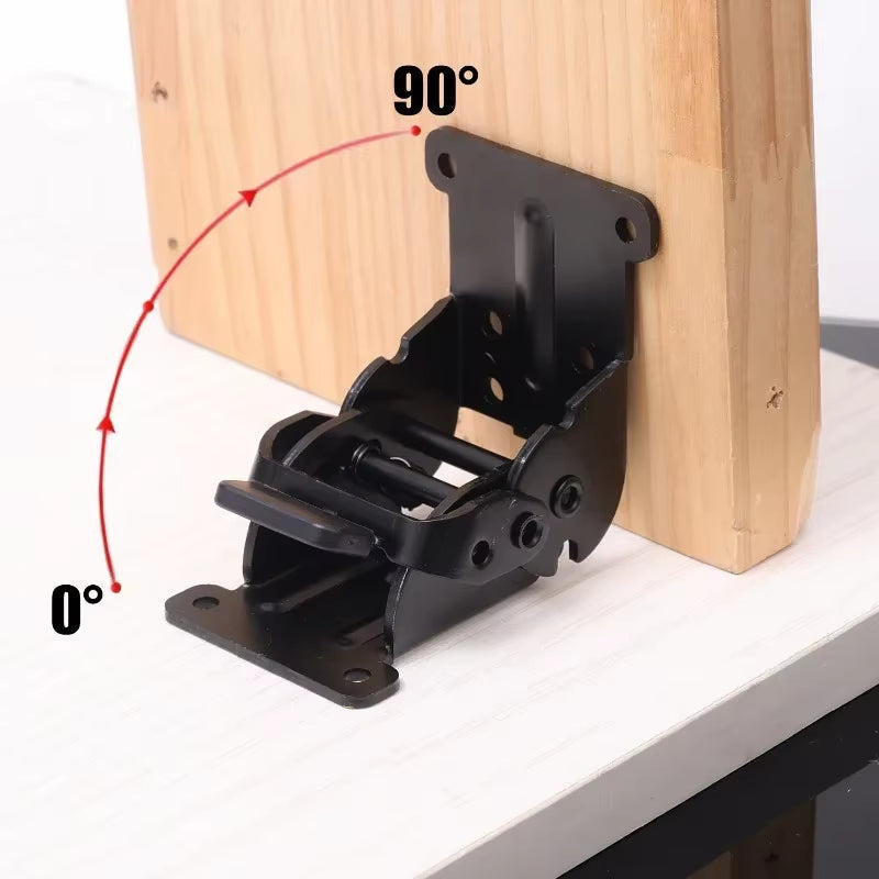 Zelfvergrendelende stalen klapbeugel set