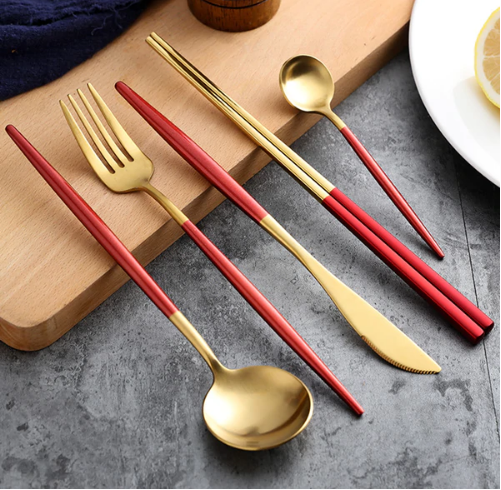 RoyalGlow 24-delige RVS bestekset