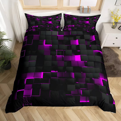 Neon 3D Raster moderne dekbedovertrekset