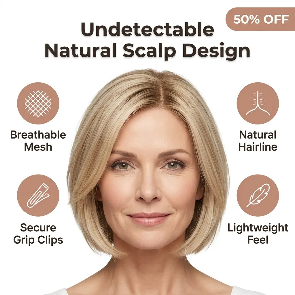 Seamless haar topper clip