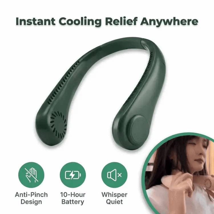 SmartCool draagbare nekventilator