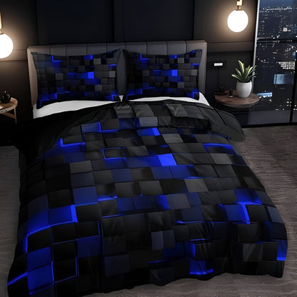 Neon 3D Raster moderne dekbedovertrekset