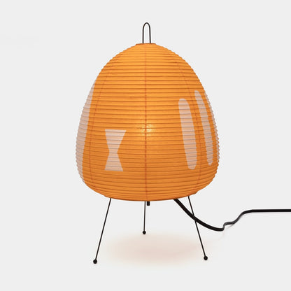 Japanse reispapier tafellamp met retro design