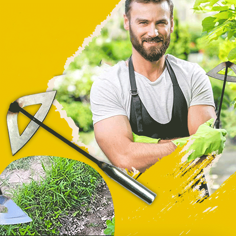 GardenHelp geharde stalen holle schoffel