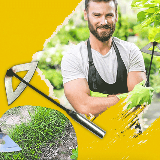 GardenHelp geharde stalen holle schoffel