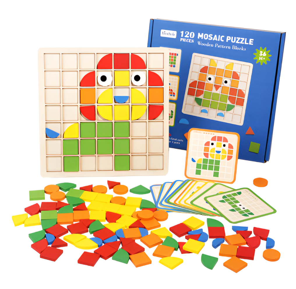 ShapeGenius educatieve houten vormenpuzzel