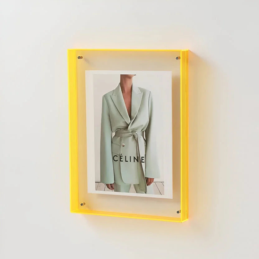 Helder acryl fotolijst minimalistische wandlijst