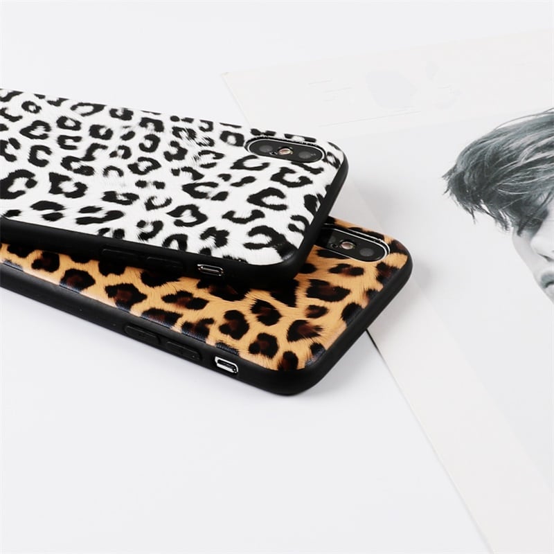 iPhone 6 Plus / 6S Plus TPU hoesje luipaard print
