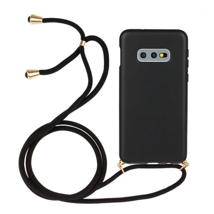 Samsung Galaxy S10E Crossbody TPU Hoesje Zwart