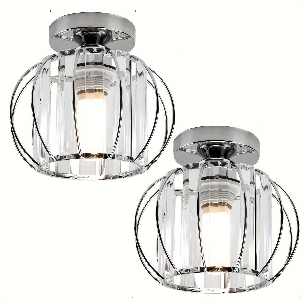 Industriële semi-flush plafondlampen