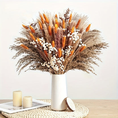 Kunstmatig pampasgras herfst bloemstuk
