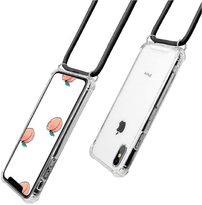 iPhone X / Xs crossbody transparant TPU hoesje