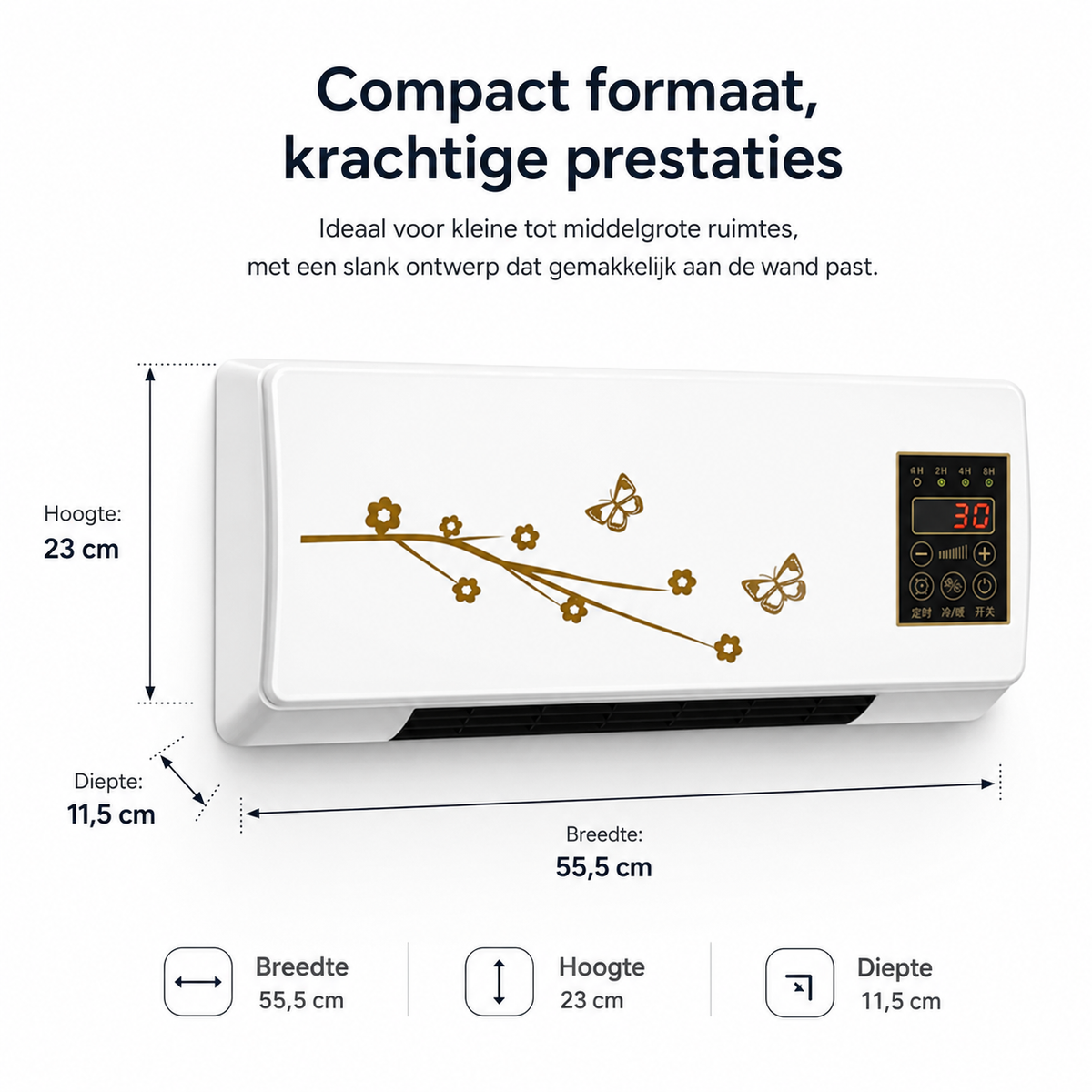 AirChill compacte wandventilator