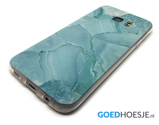 Galaxy S7 Edge TPU hoesje marmer design