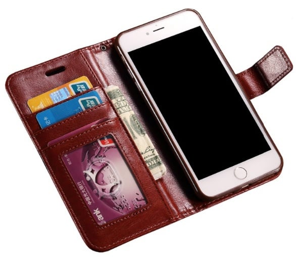 Leren Portemonnee Hoesje voor iPhone 7 / 8 / SE