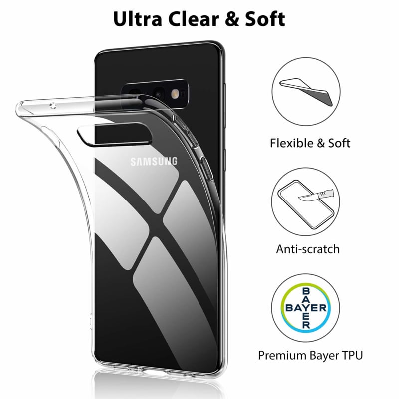 Galaxy S10E transparant soft TPU hoesje