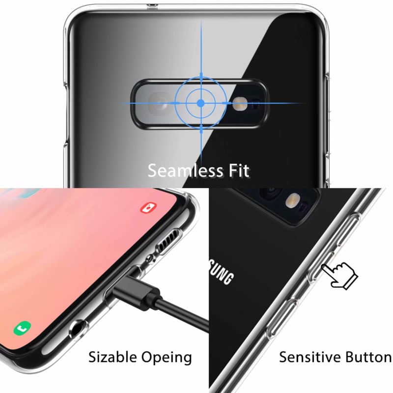 Galaxy S10E transparant soft TPU hoesje