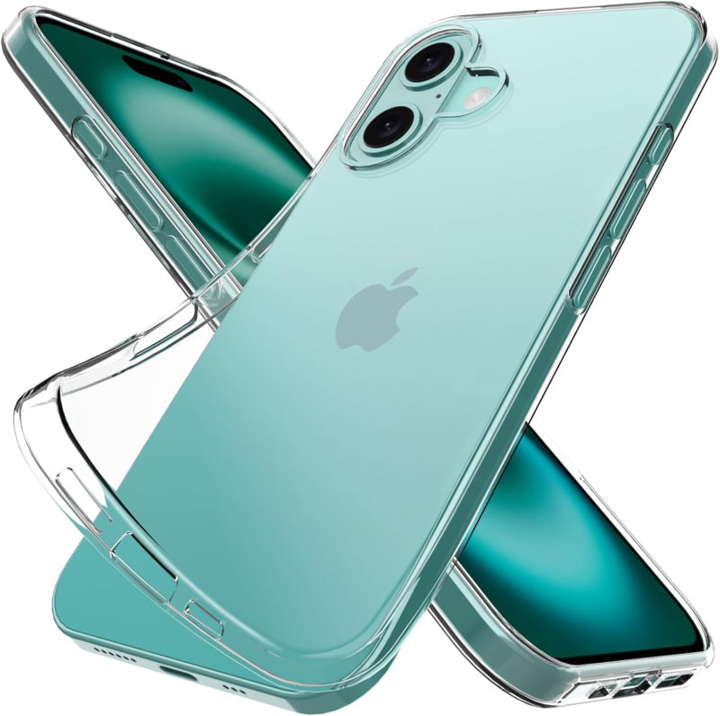 iPhone 16 Plus Premium Soft TPU hoesje transparant