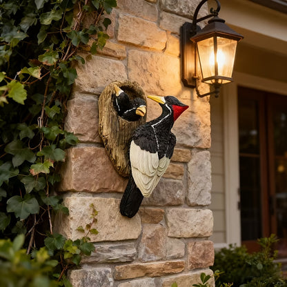 WoodpeckNest realistisch specht vogelbeeld