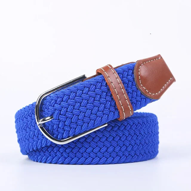StretchBuckle elastische faux lederen riem