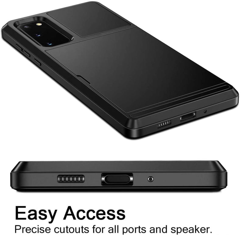 Galaxy S20 Slide Armor hoesje met pashouder