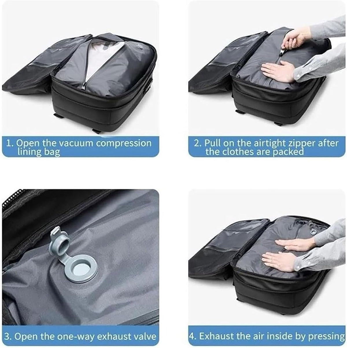 Uitbreidbare Compressie Reisrugzak