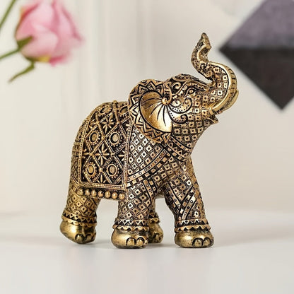 Gouden Olifant Decoratief Beeld