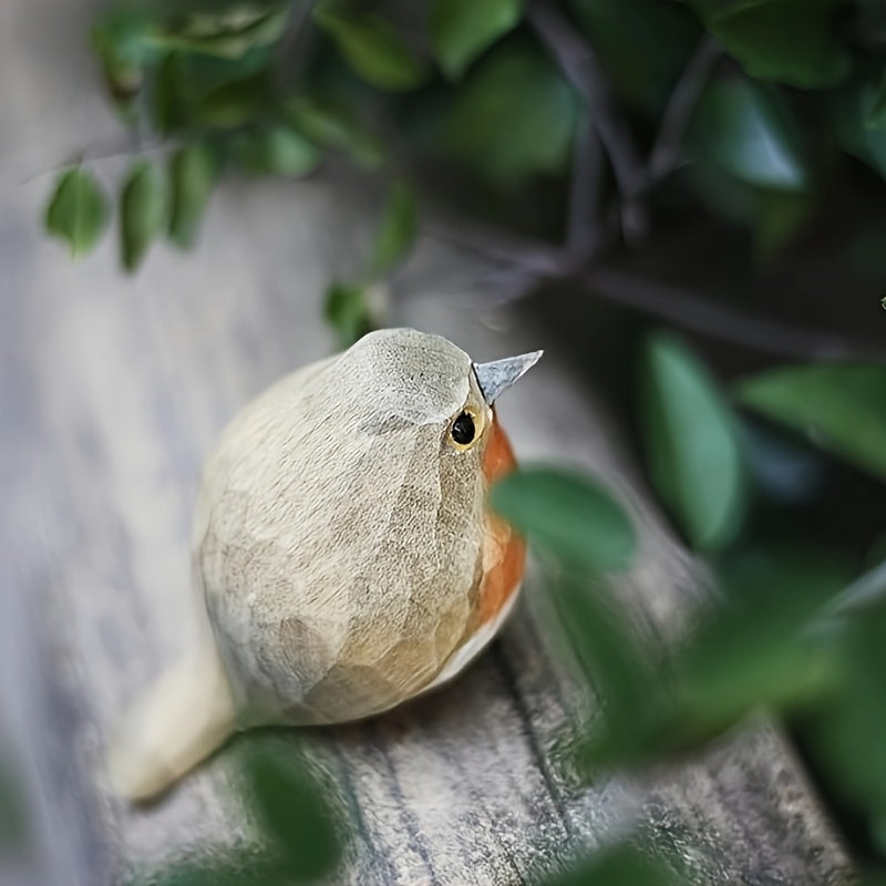 WoodRobin houten vogelbeeldje