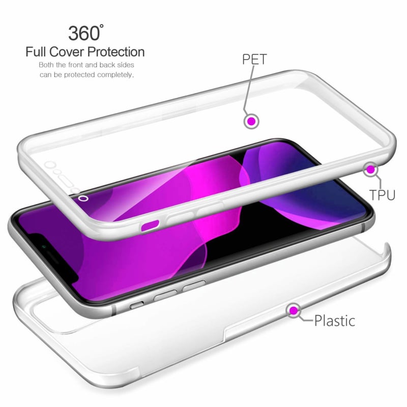 Ultra Clear 360° hybride hoesje voor iPhone 11 Pro