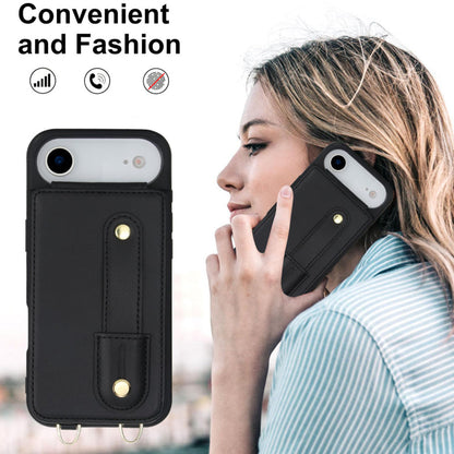 iPhone Air hoesje met pasjeshouder en draagkoord