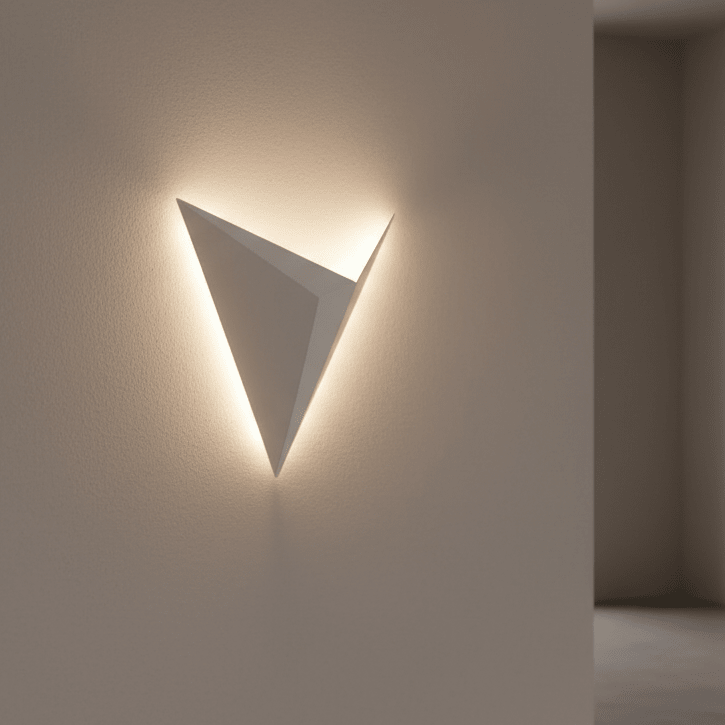 TRIGLOW moderne driehoekige LED-wandlamp