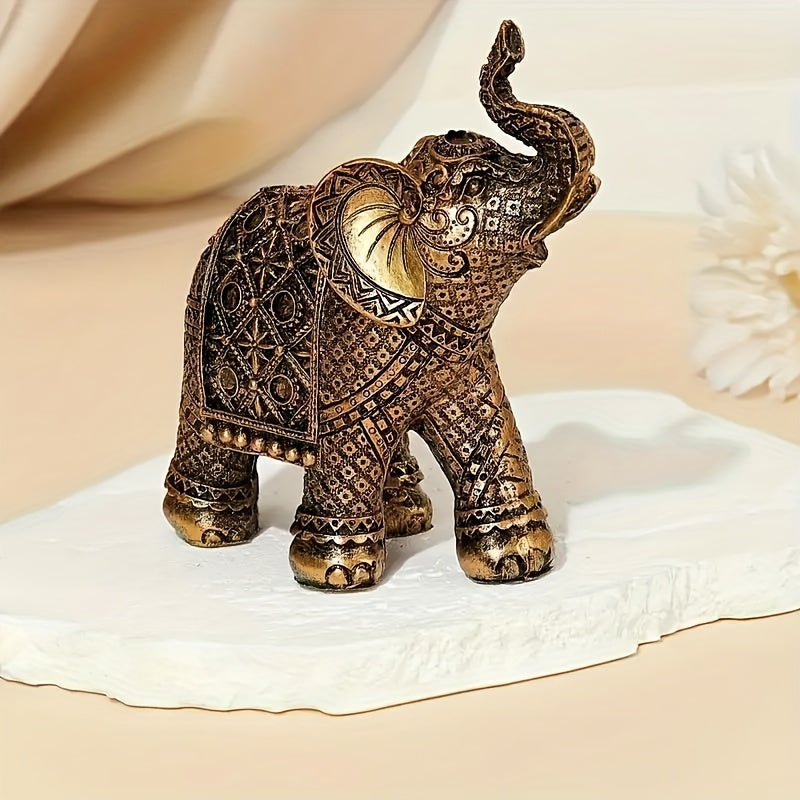 Gouden Olifant Decoratief Beeld
