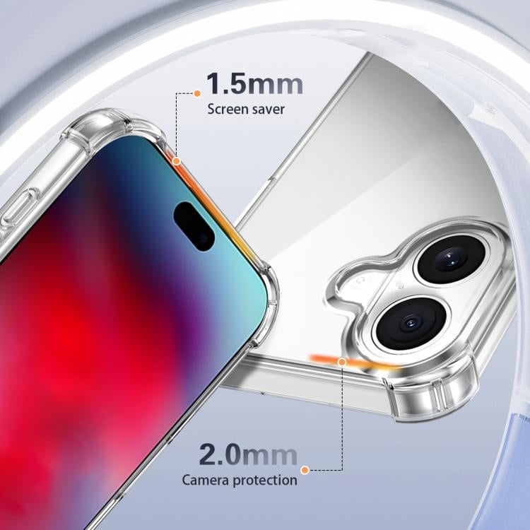 iPhone 17 transparant Soft TPU hoesje