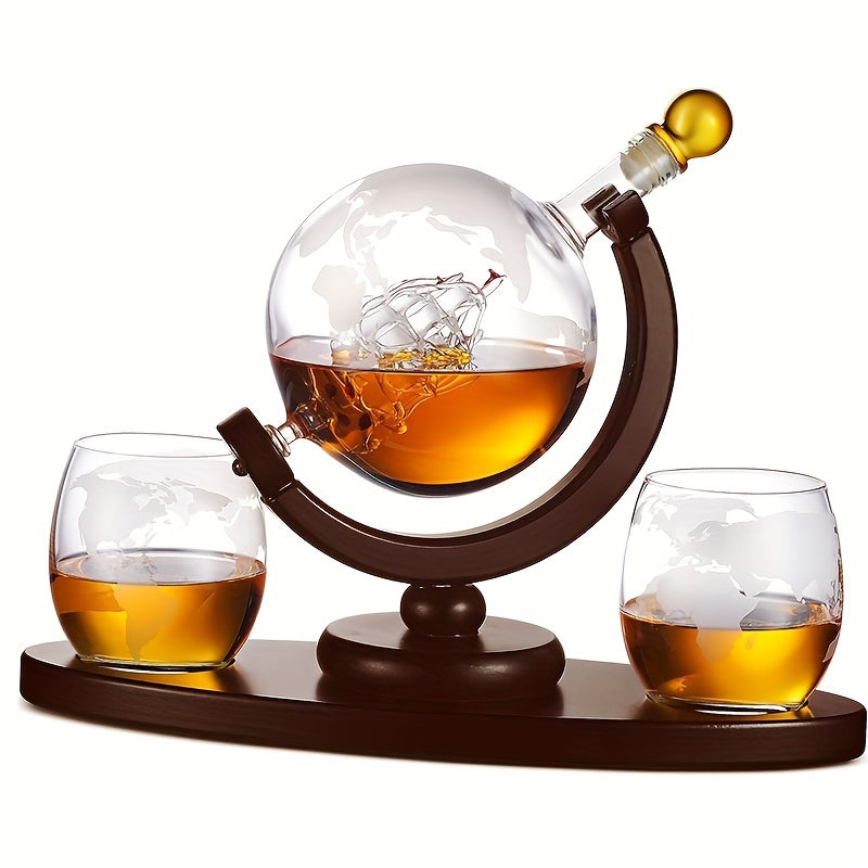 Globaris Whiskeyset globe karaf met glazen