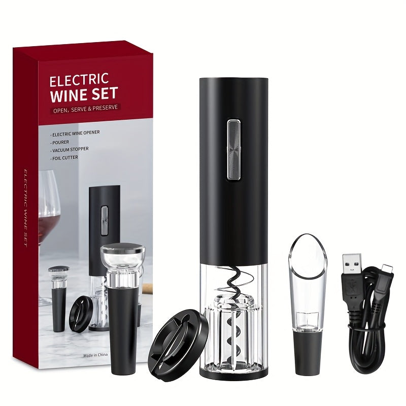 Elektrische Wijnflesopener Set Automatisch USB