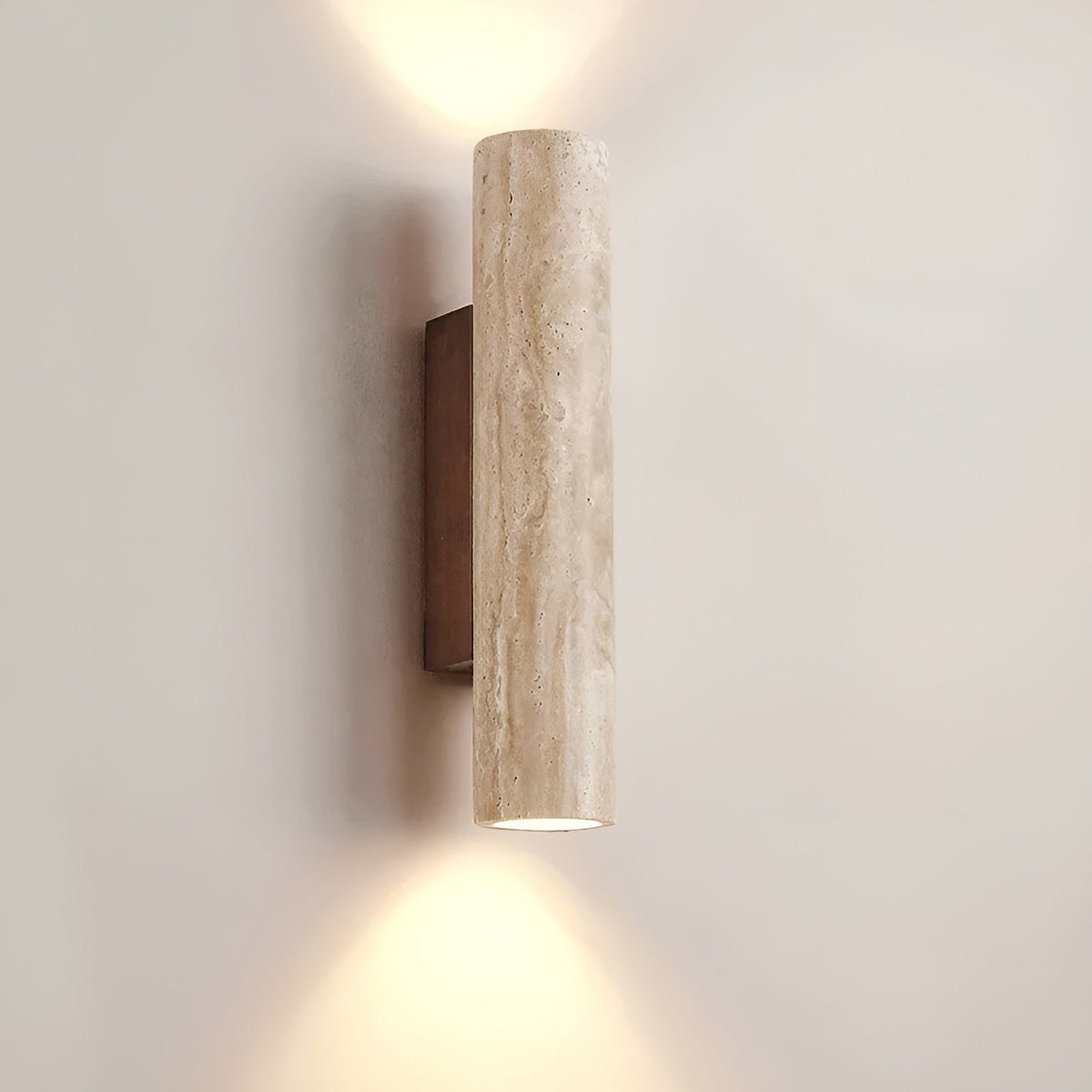 Odior travertin wandlamp met led