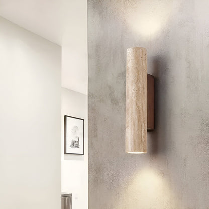 Odior travertin wandlamp met led