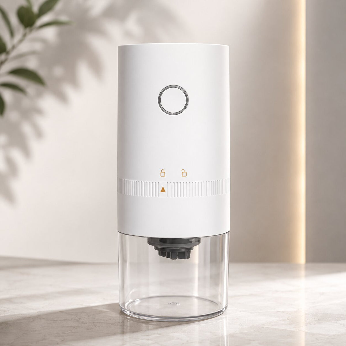 Elektrische koffiemolen met instelbare maalgraad