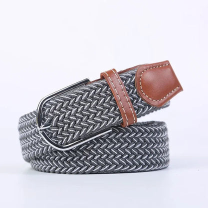 StretchBuckle elastische faux lederen riem