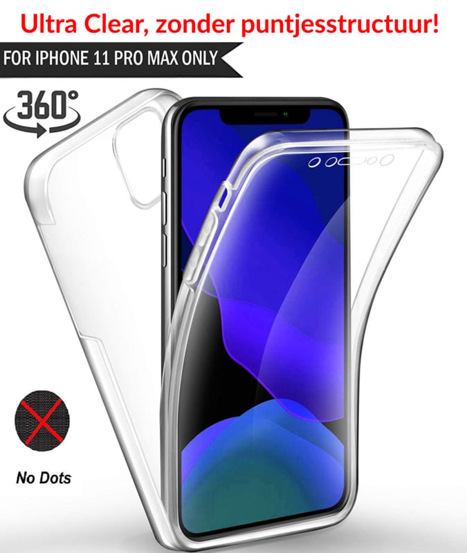 iPhone 11 Pro Max 360° Ultra Clear Hoesje