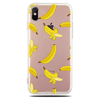 iPhone X / Xs TPU Hoesje Banaan