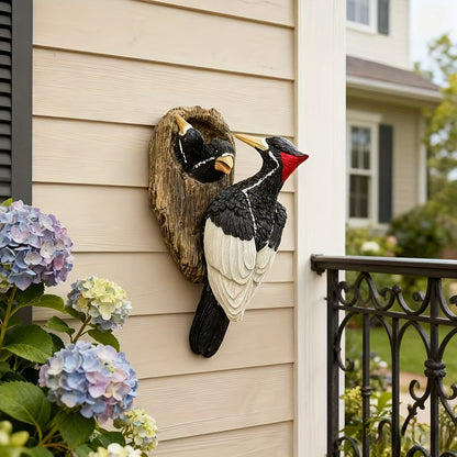 WoodpeckNest realistisch specht vogelbeeld