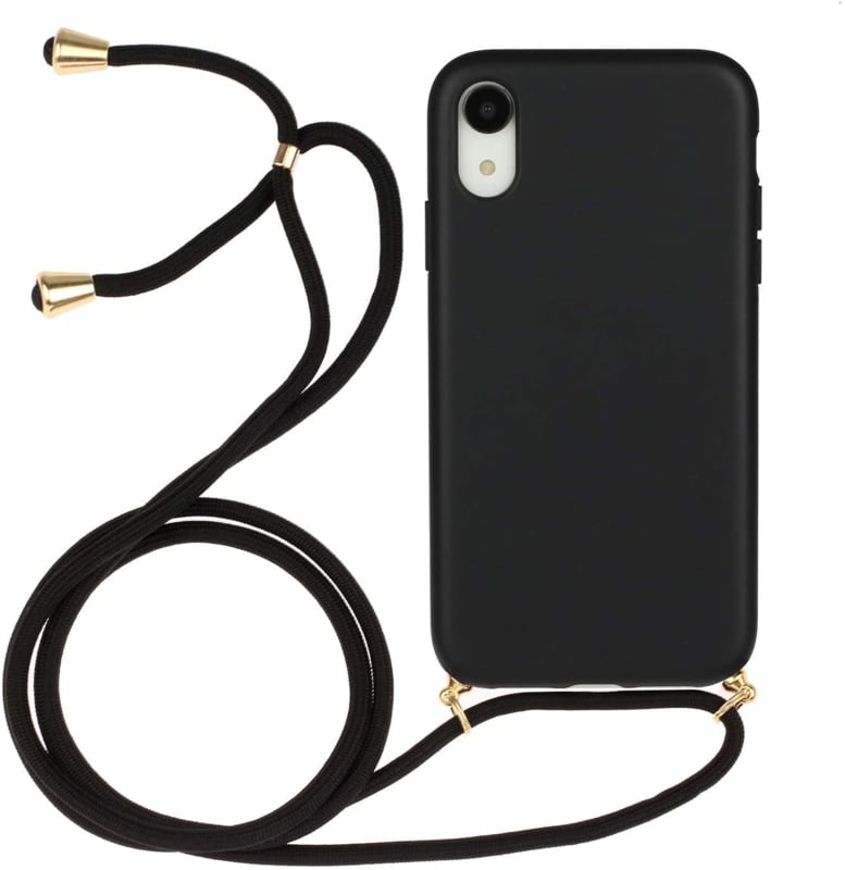 iPhone XR crossbody TPU hoesje met koord