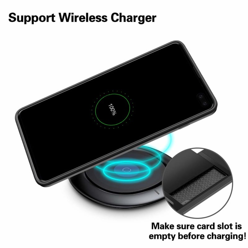 Galaxy S10E Slide Armor hoesje met pashouder