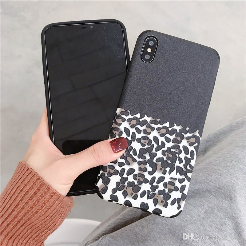 iPhone X / Xs Soft TPU Hoesje Luipaard Print
