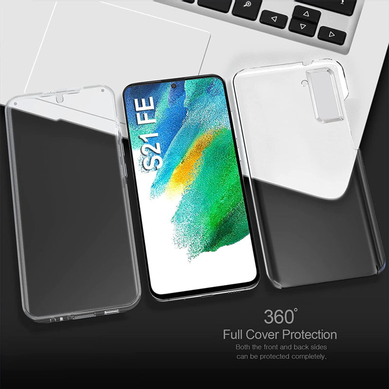 Galaxy S21 FE 360° Ultra Clear hybride telefoonhoesje